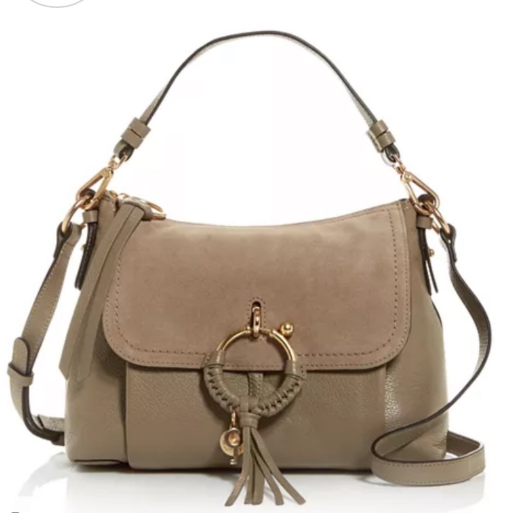 See by Chloe Joan Small Leather & Suede Shoulder Bag